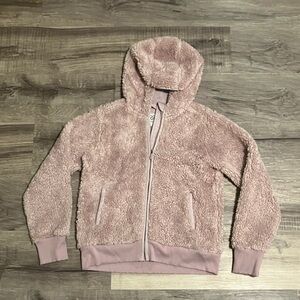 Athleta Soft Blush Kids Fleece Jacket